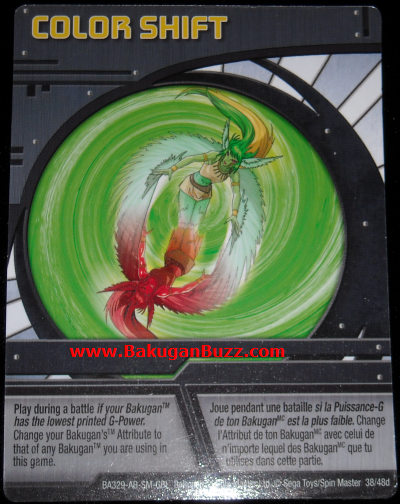 Color Shift 38 48d Bakugan 1 48d Card Set